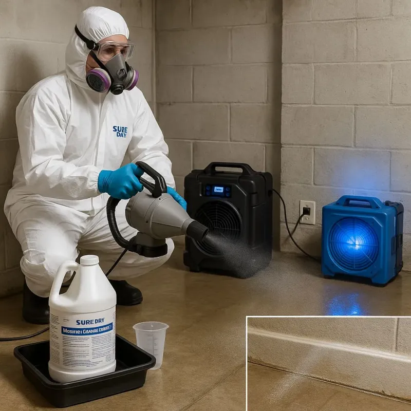 Sanitization and Odor Removal process in Mecklenburg County, NC